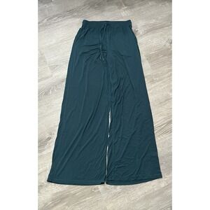 Lululemon Modal High-Rise Wide-Leg Lounge Pants Size 6 Womens Teal 28x32
